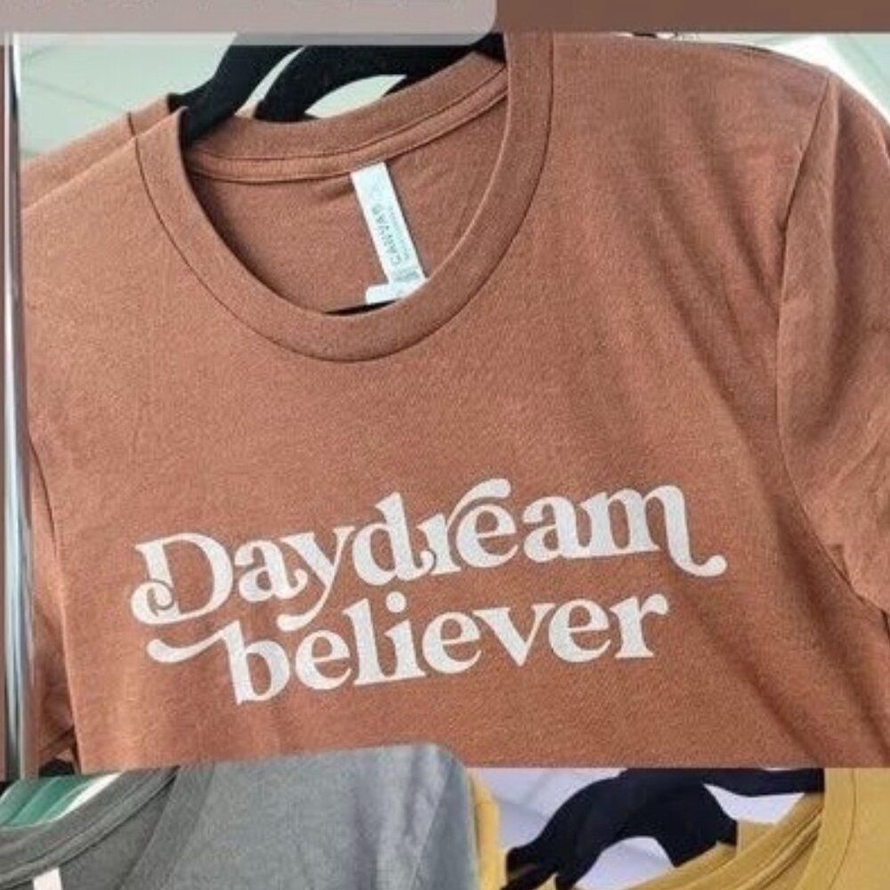 Daydream Believer, Bella+Canvas Short Sleeve T-Shirt, Brand New